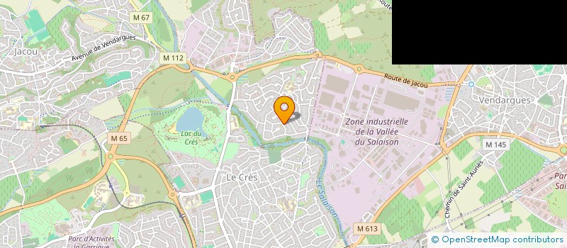 localisation de l'entreprise MADAME CORINNE LEROY  LE CRES