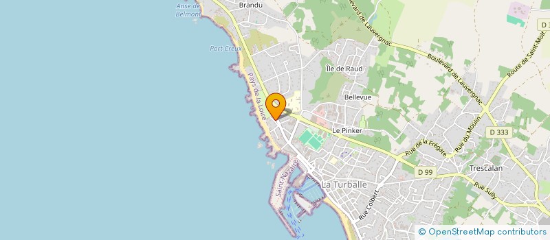 localisation de l'entreprise MADAME CORINNE LESAGE  LA TURBALLE