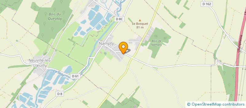 localisation de l'entreprise MADAME CORINNE LESCAUDRON  NAMPTY