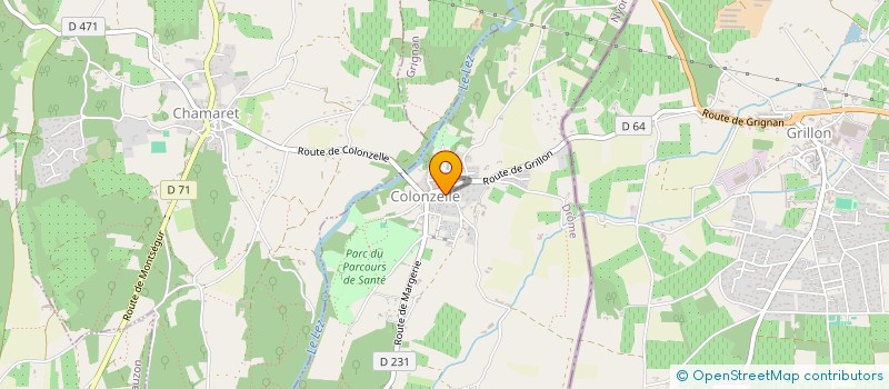 localisation de l'entreprise MADAME CORINNE LESENNE  COLONZELLE