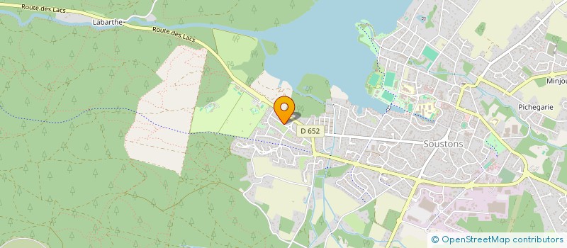 localisation de l'entreprise MADAME CORINNE LESGOURGUES  SOUSTONS