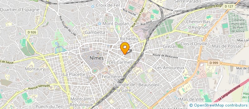 localisation de l'entreprise MADAME CORINNE LEVY  NIMES