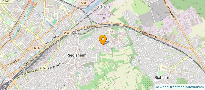 localisation de l'entreprise MADAME CORINNE LEYRE  RIEDISHEIM