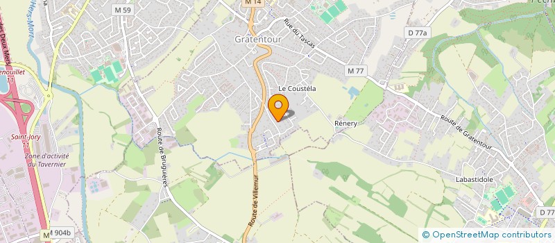 localisation de l'entreprise MADAME CORINNE LHOSPITAL  GRATENTOUR