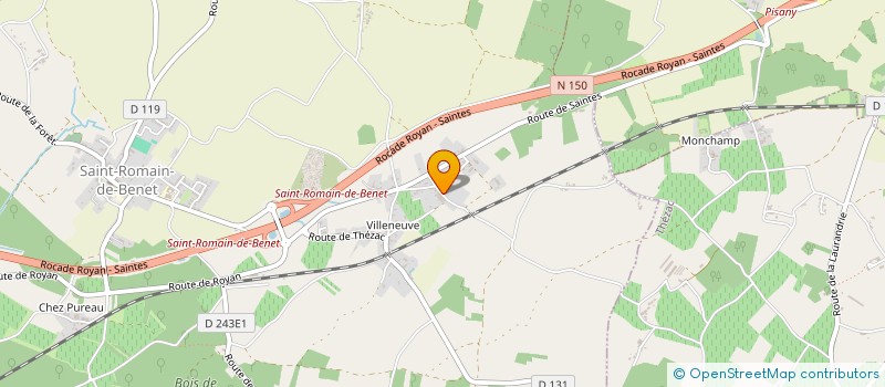 localisation de l'entreprise MADAME CORINNE LIGNER  SAINT-ROMAIN-DE-BENET