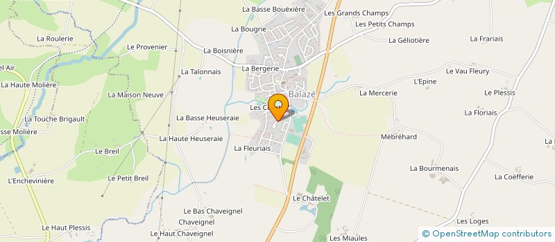 localisation de l'entreprise MADAME CORINNE LIGNER à BALAZE