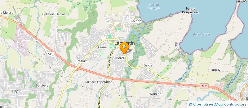 localisation de l'entreprise MADAME CORINNE LINEL  LAMENTIN