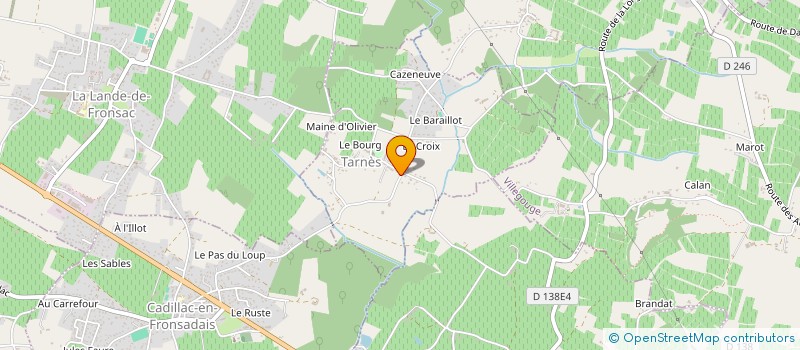 localisation de l'entreprise MADAME CORINNE LOPEZ  TARNES