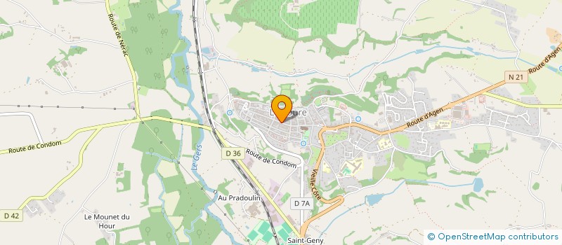 localisation de l'entreprise MADAME CORINNE LOREE  LECTOURE