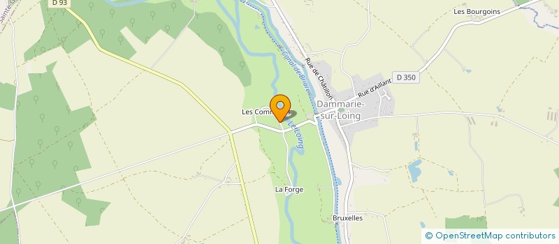 localisation de l'entreprise MADAME CORINNE LORGERY à DAMMARIE-SUR-LOING