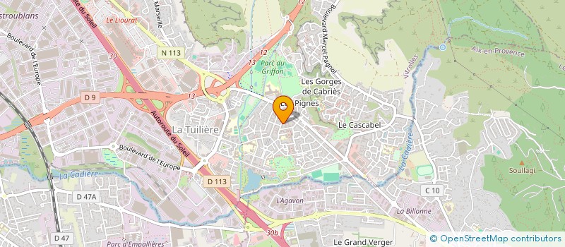 localisation de l'entreprise MADAME CORINNE LOZANO  SAINT-VICTORET