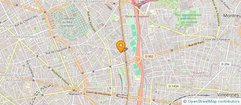 localisation de l'entreprise MADAME CORINNE LUCIENNE BILLAULT  PARIS