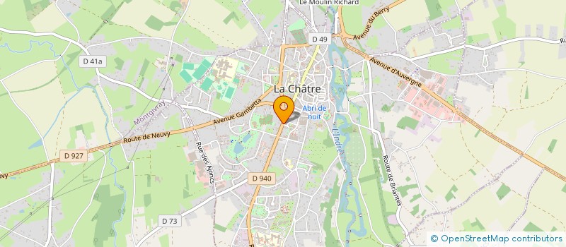 localisation de l'entreprise MADAME CORINNE LUNEAU à LA CHATRE