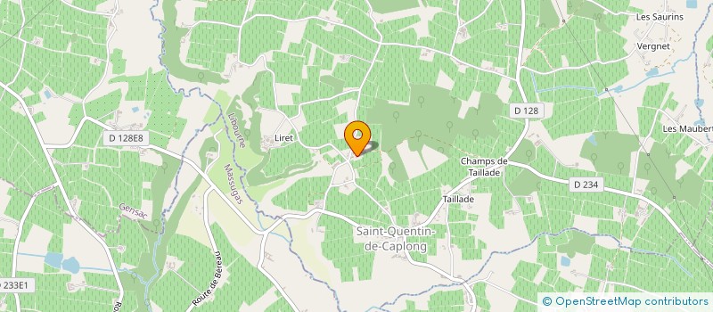 localisation de l'entreprise MADAME CORINNE MABILLE  SAINT-QUENTIN-DE-CAPLONG