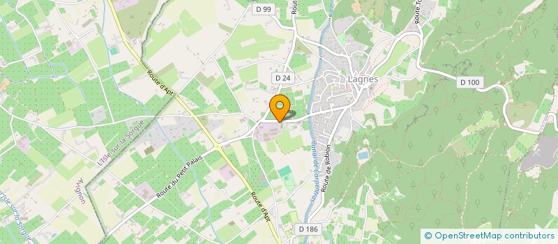 localisation de l'entreprise MADAME CORINNE MAGNAN à LAGNES
