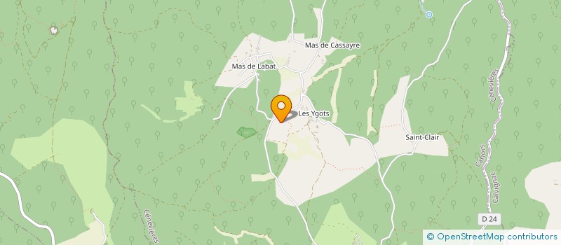 localisation de l'entreprise MADAME CORINNE MAGNE  SAULIAC-SUR-CELE