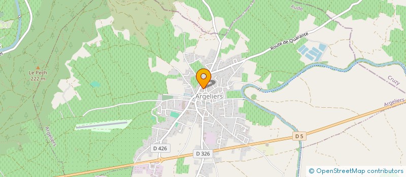 localisation de l'entreprise MADAME CORINNE MAGNIER  ARGELIERS