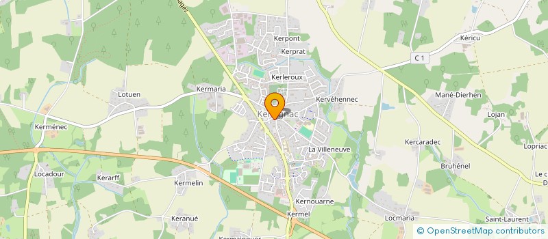 localisation de l'entreprise MADAME CORINNE MAHEO  LORIENT