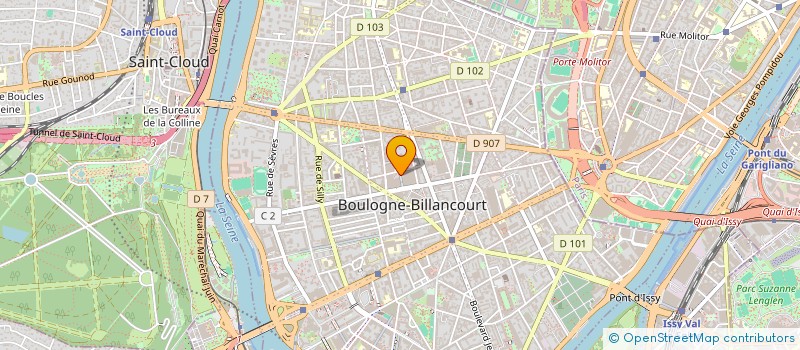 localisation de l'entreprise MADAME CORINNE MAILLIET à BOULOGNE-BILLANCOURT