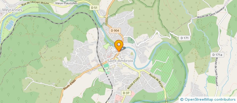 localisation de l'entreprise MADAME CORINNE MAISONNEUVE  SAINT-AMBROIX