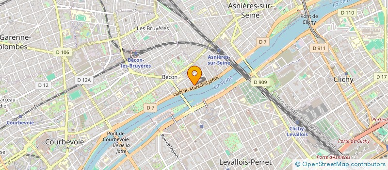 localisation de l'entreprise MADAME CORINNE MALASSINET à COURBEVOIE