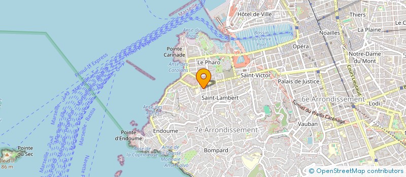 localisation de l'entreprise MADAME CORINNE MALET  MARSEILLE
