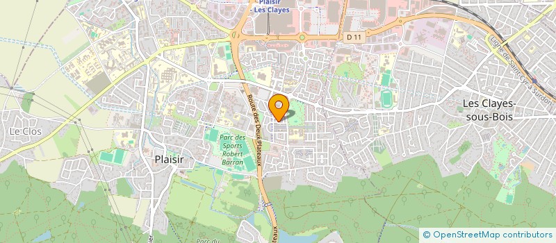 localisation de l'entreprise MADAME CORINNE MAQUAREZ  PLAISIR