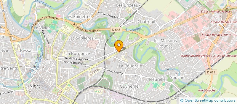 localisation de l'entreprise MADAME CORINNE MARCEL à NIORT