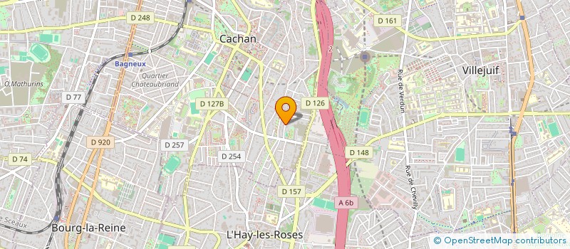 localisation de l'entreprise MADAME CORINNE MARCHAL  CACHAN