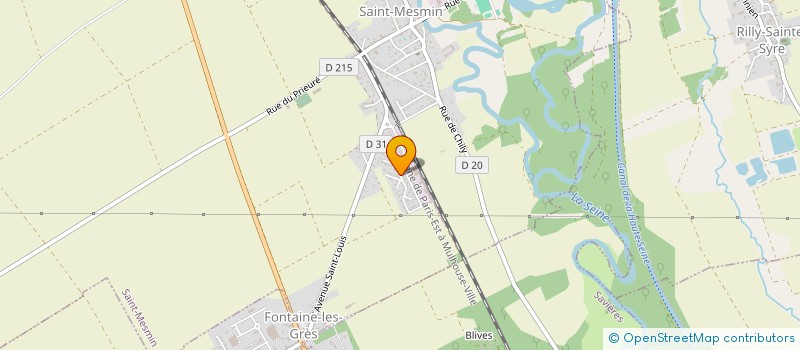 localisation de l'entreprise MADAME CORINNE MARCHAL  SAINT-MESMIN