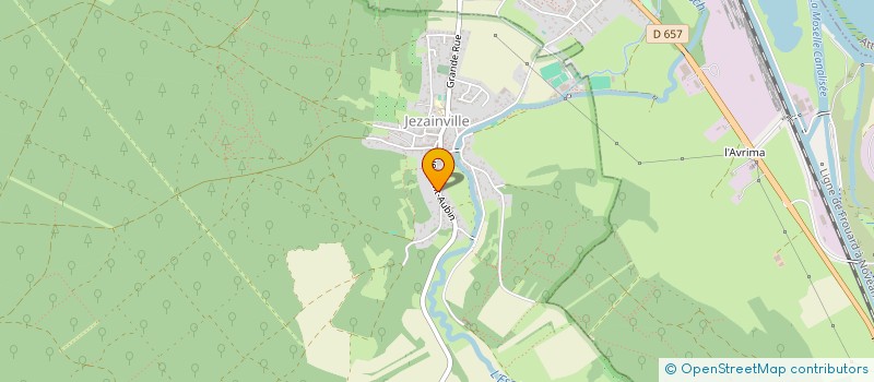 localisation de l'entreprise MADAME CORINNE MARCHAND  JEZAINVILLE