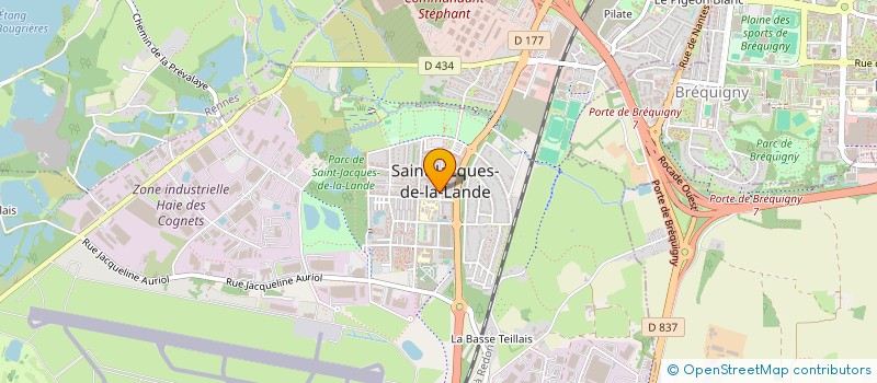 localisation de l'entreprise MADAME CORINNE MARCHAND  SAINT-JACQUES-DE-LA-LANDE