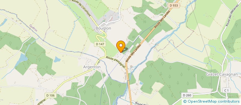 localisation de l'entreprise MADAME CORINNE MARCHAND  BOUGLON