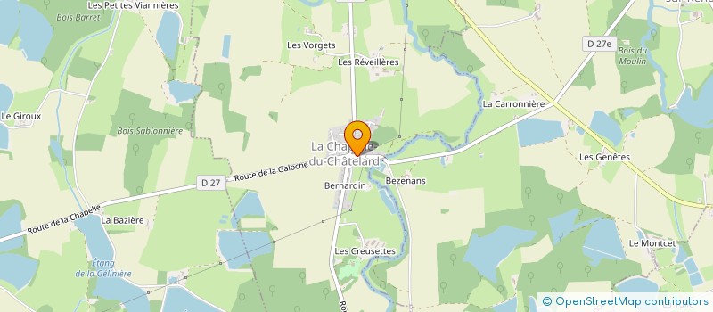 localisation de l'entreprise MADAME CORINNE MARCOUX  LA CHAPELLE-DU-CHATELARD