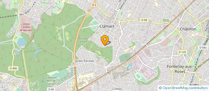 localisation de l'entreprise MADAME CORINNE MAREST à CLAMART