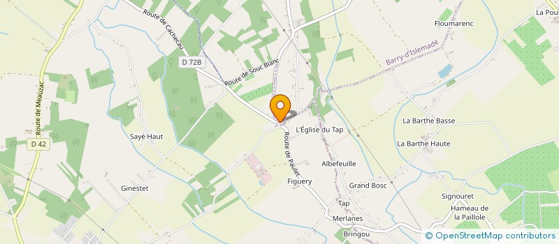 localisation de l'entreprise MADAME CORINNE MARFIN  BARRY-D'ISLEMADE