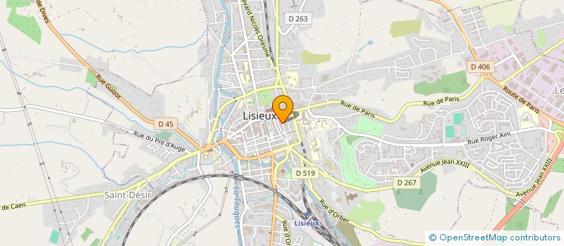localisation de l'entreprise MADAME CORINNE MARIE à LISIEUX