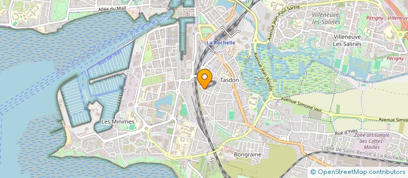 localisation de l'entreprise MADAME CORINNE-MARIE LABARUSSIAS  LA ROCHELLE