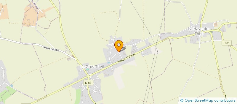 localisation de l'entreprise MADAME CORINNE MARIEL  LE BOSC-DU-THEIL