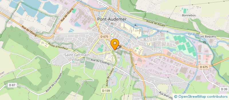 localisation de l'entreprise MADAME CORINNE MARIETTE à PONT-AUDEMER