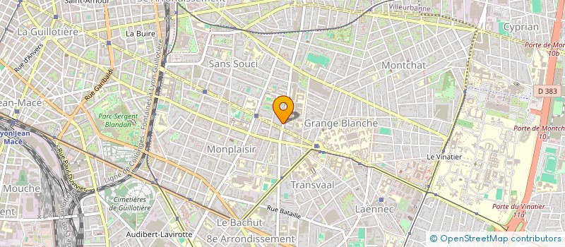 localisation de l'entreprise MADAME CORINNE MARJOLLET  LYON 3EME