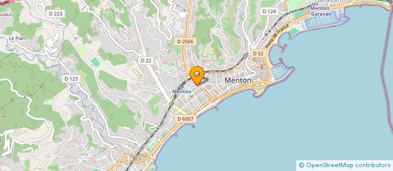 localisation de l'entreprise MADAME CORINNE MARTINE JEHIN à MENTON