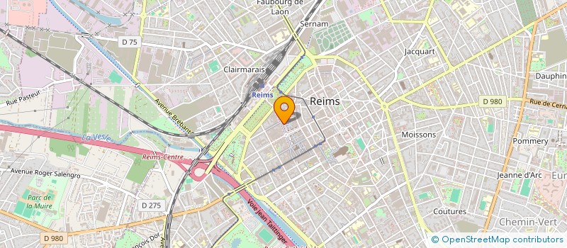 localisation de l'entreprise MADAME CORINNE MARTINET  REIMS