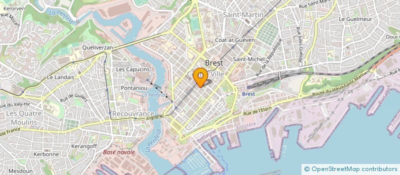 localisation de l'entreprise MADAME CORINNE MARTINEZ à BREST