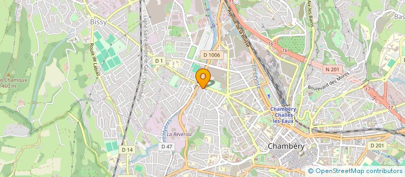 localisation de l'entreprise MADAME CORINNE MARTOIA  CHAMBERY