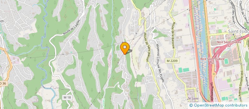 localisation de l'entreprise MADAME CORINNE MAS  LA GAUDE