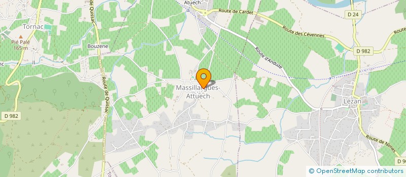 localisation de l'entreprise MADAME CORINNE MASSAL  SAINT-FELIX-DE-PALLIERES