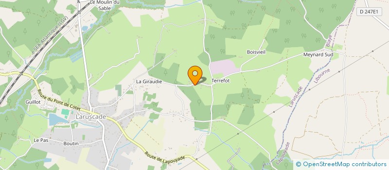 localisation de l'entreprise MADAME CORINNE MASSAT  LARUSCADE