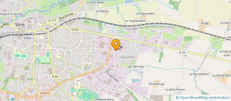 localisation de l'entreprise MADAME CORINNE MASSERON  VITRE