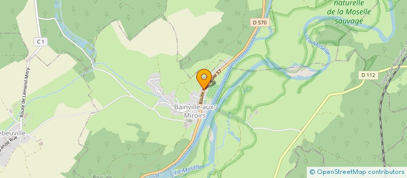 localisation de l'entreprise MADAME CORINNE MASSON  BAINVILLE-AUX-MIROIRS